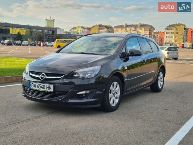 Черный Опель Астра, объемом двигателя 1.6 л и пробегом 230 тыс. км за 8500 $, фото 1 на Automoto.ua
