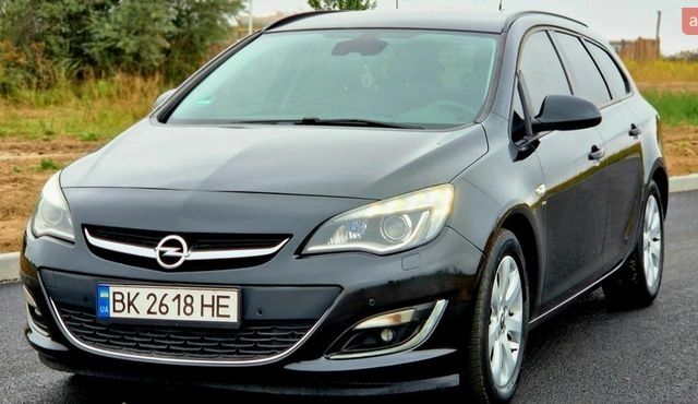 Черный Опель Астра, объемом двигателя 1.96 л и пробегом 282 тыс. км за 8500 $, фото 1 на Automoto.ua