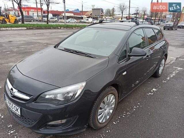 Черный Опель Астра, объемом двигателя 1.6 л и пробегом 240 тыс. км за 7500 $, фото 1 на Automoto.ua
