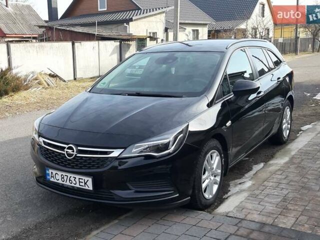 Черный Опель Астра, объемом двигателя 1.6 л и пробегом 178 тыс. км за 10500 $, фото 1 на Automoto.ua