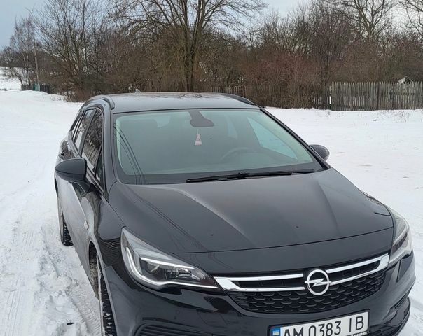 Черный Опель Астра, объемом двигателя 1.6 л и пробегом 188 тыс. км за 9500 $, фото 1 на Automoto.ua