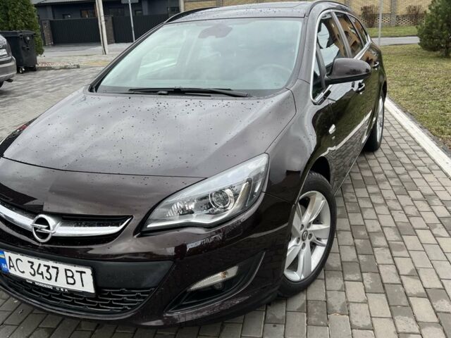 Коричневий Опель Астра, об'ємом двигуна 2 л та пробігом 229 тис. км за 9300 $, фото 1 на Automoto.ua