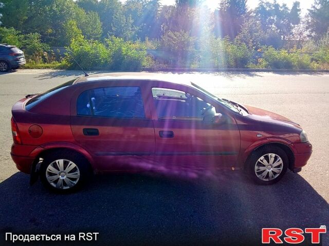 Красный Опель Астра, объемом двигателя 1.6 л и пробегом 536 тыс. км за 1660 $, фото 1 на Automoto.ua