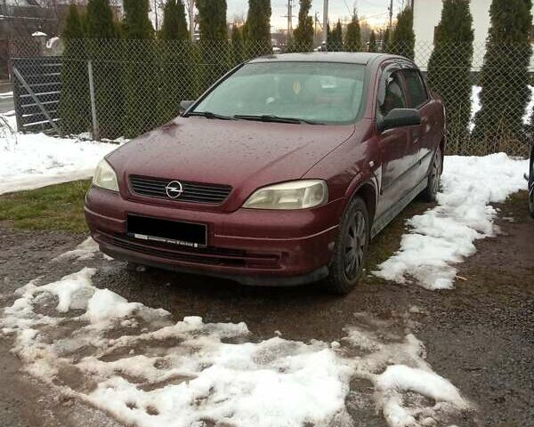 Червоний Опель Астра, об'ємом двигуна 1.4 л та пробігом 207 тис. км за 2500 $, фото 1 на Automoto.ua