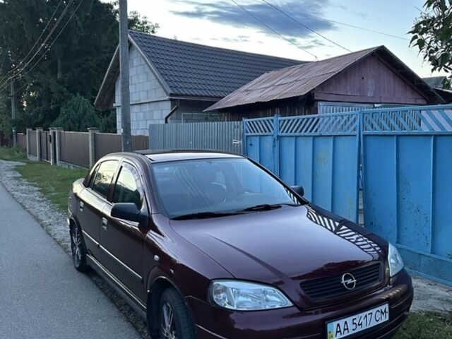Красный Опель Астра, объемом двигателя 1.6 л и пробегом 160 тыс. км за 4300 $, фото 1 на Automoto.ua