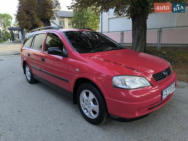 Красный Опель Астра, объемом двигателя 1.6 л и пробегом 310 тыс. км за 3200 $, фото 1 на Automoto.ua