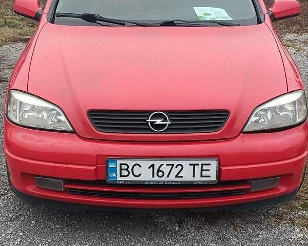 Червоний Опель Астра, об'ємом двигуна 1.6 л та пробігом 270 тис. км за 2800 $, фото 1 на Automoto.ua