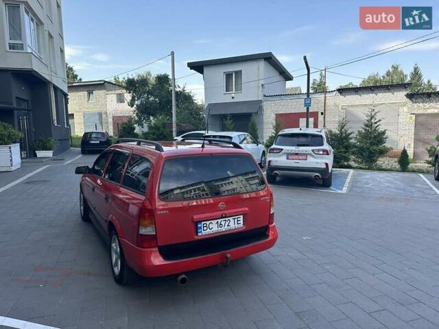Красный Опель Астра, объемом двигателя 1.6 л и пробегом 250 тыс. км за 2700 $, фото 1 на Automoto.ua