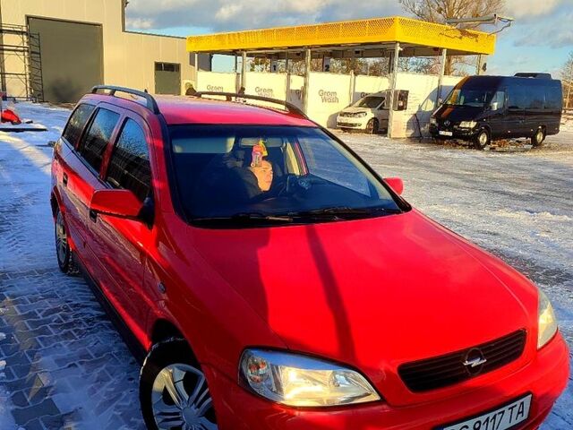 Червоний Опель Астра, об'ємом двигуна 2 л та пробігом 350 тис. км за 2100 $, фото 1 на Automoto.ua