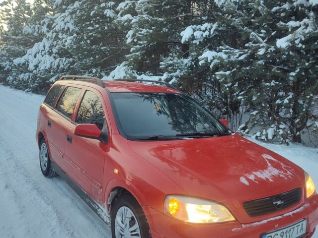 Червоний Опель Астра, об'ємом двигуна 2 л та пробігом 300 тис. км за 2100 $, фото 1 на Automoto.ua