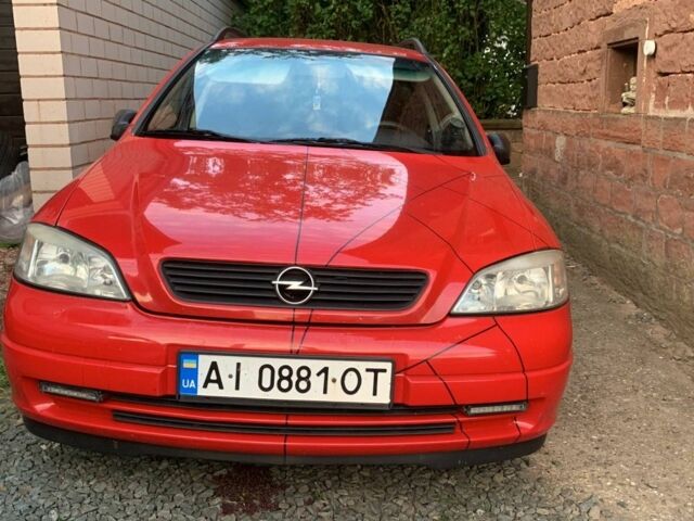 Красный Опель Астра, объемом двигателя 1.7 л и пробегом 390 тыс. км за 1162 $, фото 1 на Automoto.ua