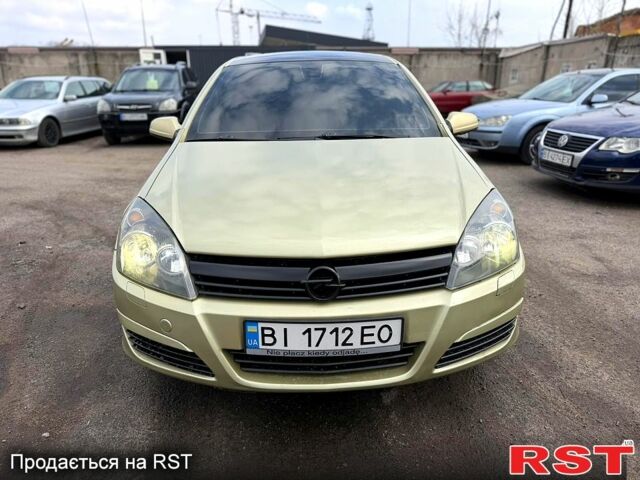 Желтый Опель Астра, объемом двигателя 1.6 л и пробегом 250 тыс. км за 3800 $, фото 1 на Automoto.ua