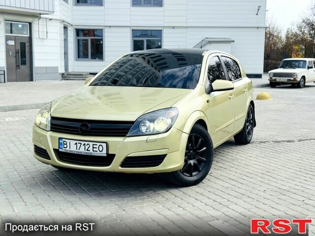 Желтый Опель Астра, объемом двигателя 1.6 л и пробегом 300 тыс. км за 3850 $, фото 1 на Automoto.ua