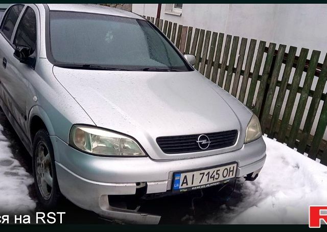 Сірий Опель Астра, об'ємом двигуна 1.6 л та пробігом 227 тис. км за 1200 $, фото 1 на Automoto.ua