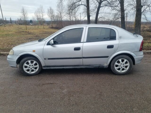 Серый Опель Астра, объемом двигателя 2 л и пробегом 345 тыс. км за 1800 $, фото 1 на Automoto.ua