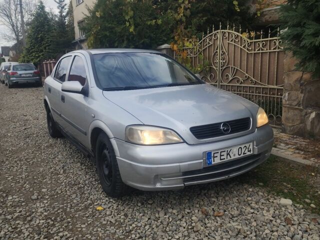 Серый Опель Астра, объемом двигателя 2 л и пробегом 300 тыс. км за 980 $, фото 1 на Automoto.ua