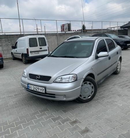 Серый Опель Астра, объемом двигателя 1.59 л и пробегом 305 тыс. км за 2800 $, фото 1 на Automoto.ua