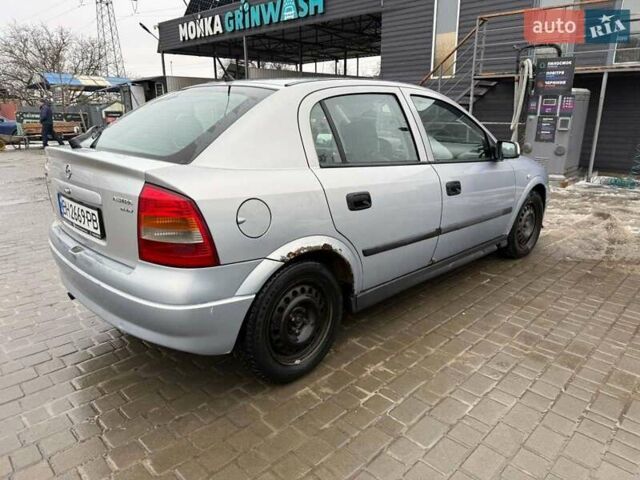 Серый Опель Астра, объемом двигателя 1.7 л и пробегом 452 тыс. км за 2500 $, фото 1 на Automoto.ua