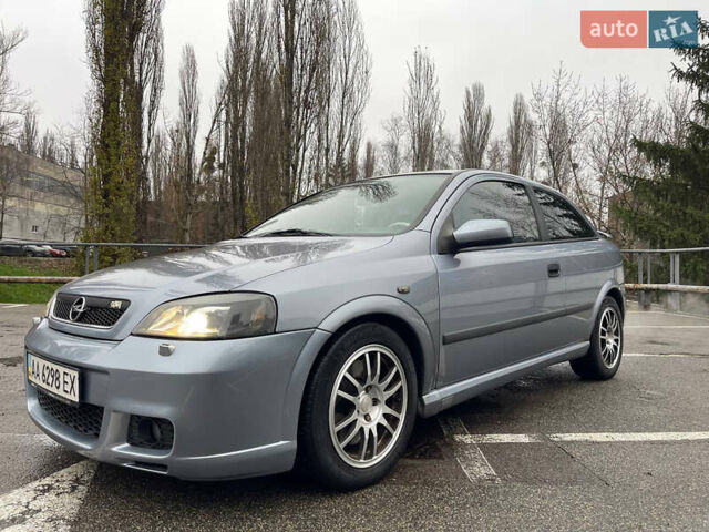 Сірий Опель Астра, об'ємом двигуна 2 л та пробігом 185 тис. км за 6500 $, фото 1 на Automoto.ua