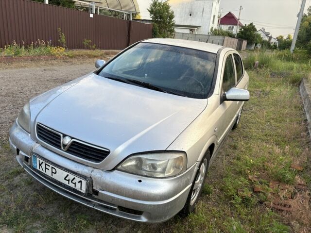 Сірий Опель Астра, об'ємом двигуна 2 л та пробігом 220 тис. км за 2200 $, фото 1 на Automoto.ua