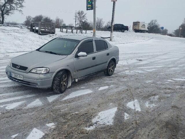 Серый Опель Астра, объемом двигателя 1.6 л и пробегом 2 тыс. км за 2100 $, фото 1 на Automoto.ua