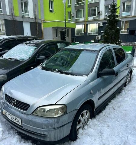 Серый Опель Астра, объемом двигателя 1.4 л и пробегом 328 тыс. км за 3500 $, фото 1 на Automoto.ua