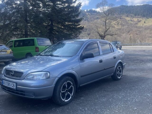 Серый Опель Астра, объемом двигателя 1.4 л и пробегом 290 тыс. км за 3800 $, фото 1 на Automoto.ua