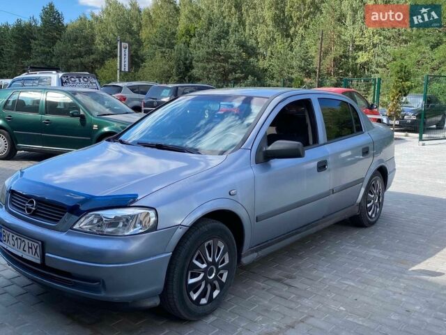 Серый Опель Астра, объемом двигателя 1.4 л и пробегом 298 тыс. км за 2300 $, фото 1 на Automoto.ua
