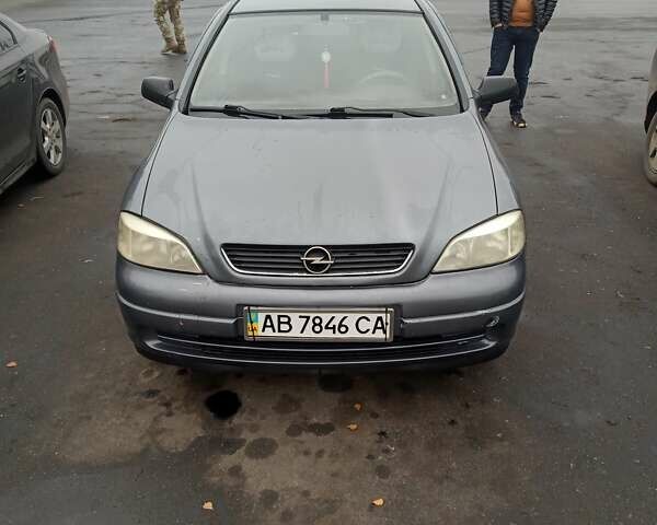 Серый Опель Астра, объемом двигателя 1.4 л и пробегом 201 тыс. км за 3100 $, фото 1 на Automoto.ua