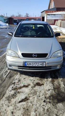 Серый Опель Астра, объемом двигателя 1.39 л и пробегом 280 тыс. км за 3500 $, фото 1 на Automoto.ua