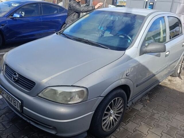 Серый Опель Астра, объемом двигателя 1.6 л и пробегом 600 тыс. км за 2700 $, фото 1 на Automoto.ua