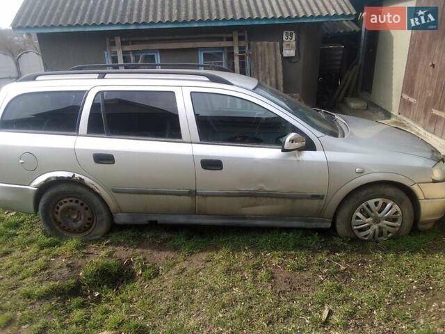 Серый Опель Астра, объемом двигателя 2 л и пробегом 350 тыс. км за 800 $, фото 1 на Automoto.ua