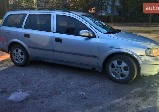 Серый Опель Астра, объемом двигателя 2 л и пробегом 345 тыс. км за 1500 $, фото 1 на Automoto.ua