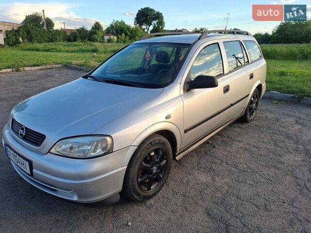 Сірий Опель Астра, об'ємом двигуна 2 л та пробігом 238 тис. км за 3100 $, фото 1 на Automoto.ua