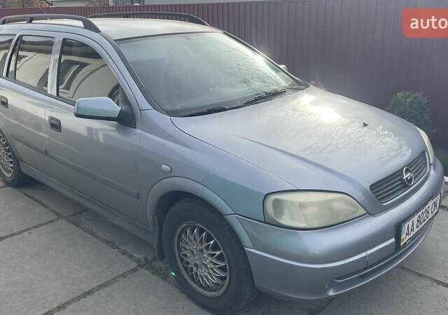 Серый Опель Астра, объемом двигателя 1.6 л и пробегом 190 тыс. км за 3400 $, фото 1 на Automoto.ua