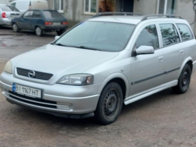 Серый Опель Астра, объемом двигателя 1.6 л и пробегом 296 тыс. км за 2486 $, фото 1 на Automoto.ua