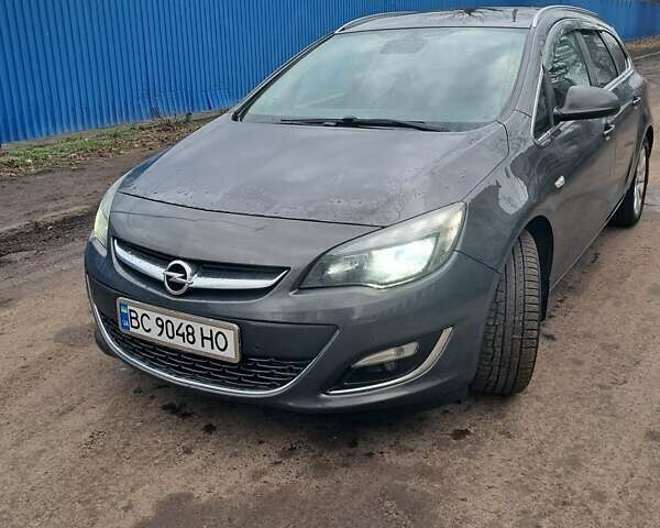 Серый Опель Астра, объемом двигателя 1.7 л и пробегом 232 тыс. км за 8500 $, фото 1 на Automoto.ua