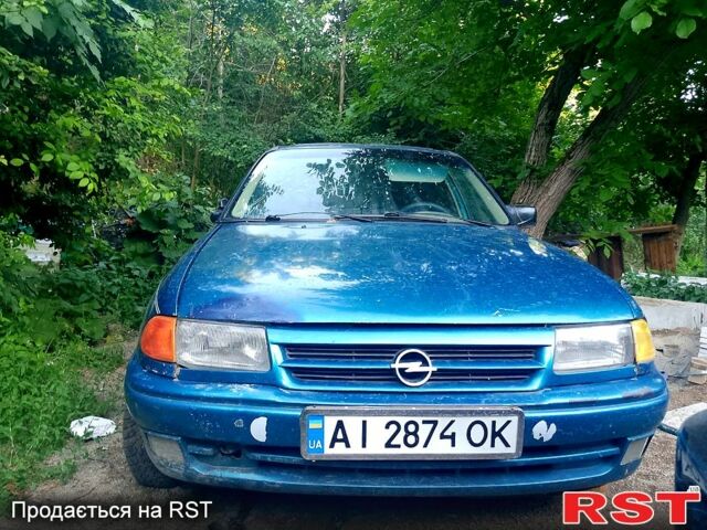 Синий Опель Астра, объемом двигателя 1.6 л и пробегом 0 тыс. км за 450 $, фото 1 на Automoto.ua