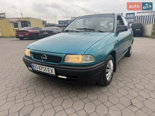 Синій Опель Астра, об'ємом двигуна 1.6 л та пробігом 200 тис. км за 1499 $, фото 1 на Automoto.ua
