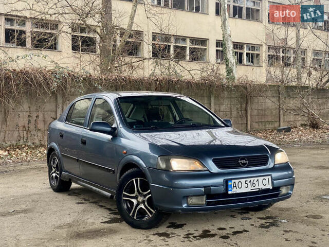 Синій Опель Астра, об'ємом двигуна 1.6 л та пробігом 300 тис. км за 1650 $, фото 1 на Automoto.ua