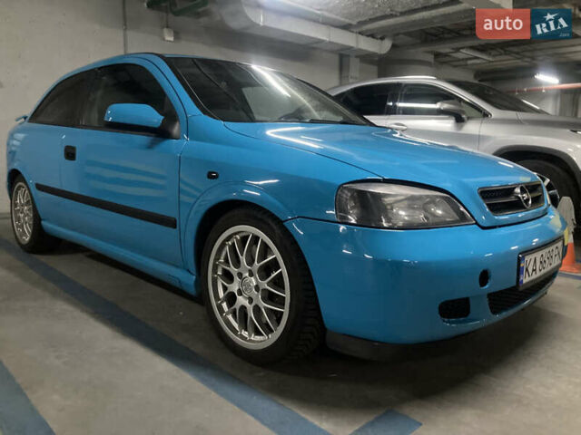Синій Опель Астра, об'ємом двигуна 2 л та пробігом 22 тис. км за 5500 $, фото 1 на Automoto.ua