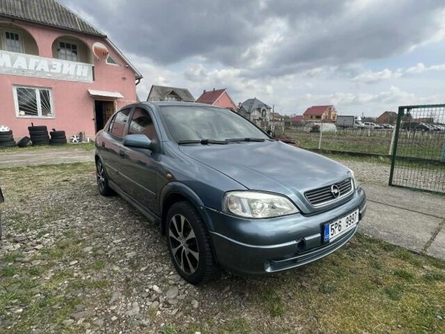 Синий Опель Астра, объемом двигателя 1.6 л и пробегом 262 тыс. км за 1499 $, фото 1 на Automoto.ua