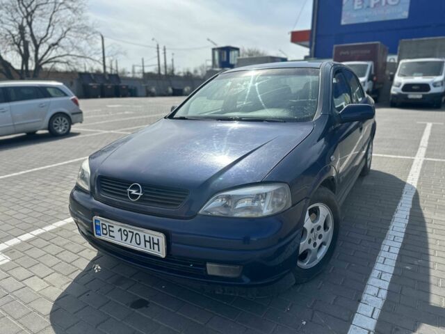Синий Опель Астра, объемом двигателя 2 л и пробегом 325 тыс. км за 3300 $, фото 1 на Automoto.ua