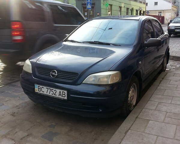 Синій Опель Астра, об'ємом двигуна 0 л та пробігом 141 тис. км за 3450 $, фото 1 на Automoto.ua