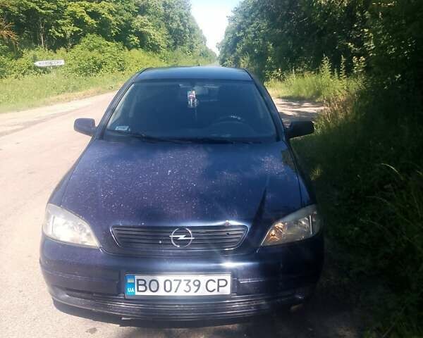 Синий Опель Астра, объемом двигателя 2 л и пробегом 368 тыс. км за 2700 $, фото 1 на Automoto.ua