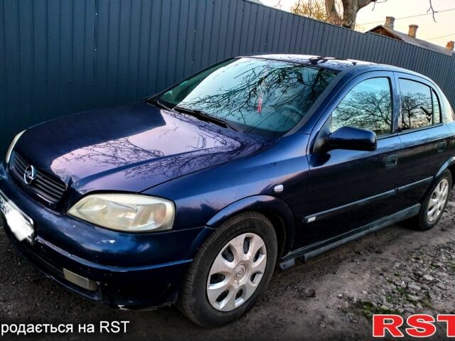 Синій Опель Астра, об'ємом двигуна 2 л та пробігом 330 тис. км за 3500 $, фото 1 на Automoto.ua