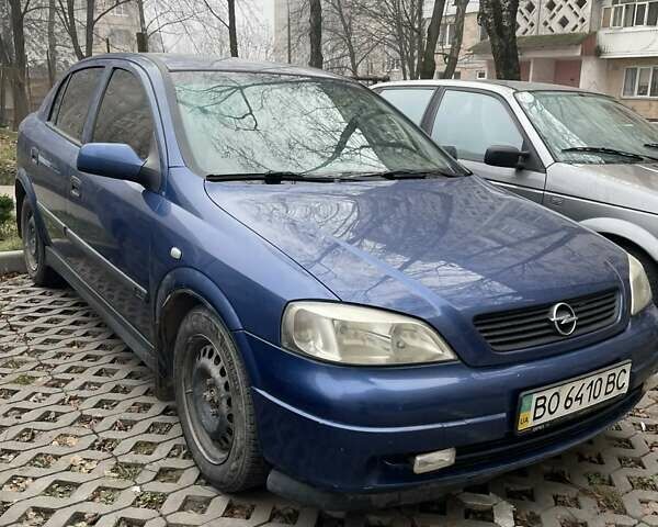 Синій Опель Астра, об'ємом двигуна 1.6 л та пробігом 320 тис. км за 3200 $, фото 1 на Automoto.ua