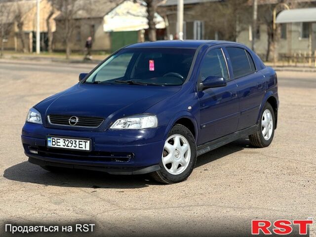 Синий Опель Астра, объемом двигателя 1.7 л и пробегом 300 тыс. км за 2099 $, фото 1 на Automoto.ua
