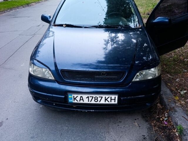 Синій Опель Астра, об'ємом двигуна 2 л та пробігом 400 тис. км за 1233 $, фото 1 на Automoto.ua