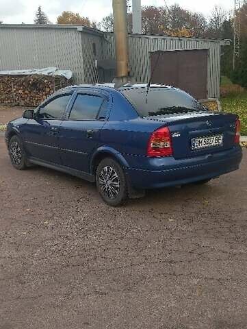 Синий Опель Астра, объемом двигателя 1.6 л и пробегом 200 тыс. км за 4600 $, фото 1 на Automoto.ua